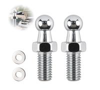 Lot de 2 boulons à rotule renforcés M8 en acier inoxydable - Pour Stabilus Lift-O-Mat, vérin à gaz, amortisseur de hayon et amortisseur de hayon dans la construction automobile et navale