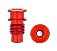 Lot de 2 boulons d'arbre de dérailleur arrière en aluminium pour vélo de route R8000/R9100 (Rouge)