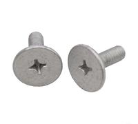 Lot de 2 boulons de capot inférieur en acier pour bouclier anti-éclaboussures, compatibles avec Honda CR-V Civic, remplace OEM 90105TBAA00, clips de retenue argentés