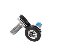 Lot de 2 boulons de fixation hexagonaux de 8 mm pour bras de manivelle avec capuchons - Vis de pédalier sans capuchon pour VTT et vélos de route - Compatible avec FSA, Suntour, Prowheel et plus encore