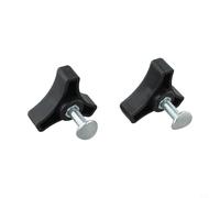 Lot de 2 boulons de poignée de tondeuse à gazon avec écrous triangulaires pour une utilisation sur plusieurs poignées de tondeuse poussée