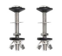 Lot de 2 boulons de réservoir de toilettes en acier inoxydable pour fixation de réservoir de toilettes