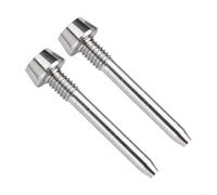 Lot de 2 boulons de retenue pour plaquettes de frein de vélo Magura MT2/MT4/MT5/MT6/MT8 Frein à disque Tige de selle Pin Noir (Titanium)