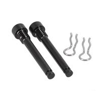 Lot de 2 boulons d'étrier de frein à disque en alliage avec clip à ressort en acier inoxydable pour VTT, vélo de route et vélo de cyclocross (doré)