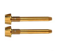 Lot de 2 boulons d'étrier de frein à disque en alliage pour modèles MT2/4/5/6/8, pour système de freinage Magura (doré)