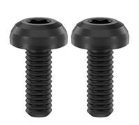 Lot de 2 boulons M5 x 12 mm pour cage de bouteille d'eau - En alliage - Supports de bouteille de vélo - Boulons à tête hexagonale
