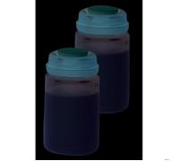 Lot de 2 bouteilles de conservation pour lait maternel Praliné