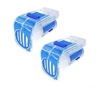 Lot de 2 bouteilles en plastique pour marquage des abeilles avec cage, outil essentiel pour marquer les reines en toute sécurité et sans effort (bleu)