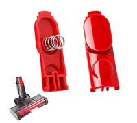Lot de 2 boutons à clip avec ressort pour Dyson V7, V8, V10, V11, V12, V15 e rechange pour Dyson, bouton de verrouillage d'aspirateur, montage facile, robuste, durable, avec tournevis