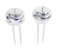 Lot de 2 boutons chasse d'eau réglables à double poussoir for toilettes, ronds, accessoires Pour Réservoir d'Eau(Color B)