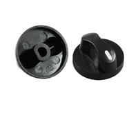 Lot de 2 boutons d'allumage de cuisinière à gaz en plastique avec ouverture de 8 mm, accessoires de cuisinière universels anti-zéro