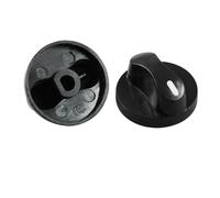 Lot de 2 boutons d'allumage de cuisinière à gaz en plastique avec ouverture de 8 mm, accessoires de cuisinière universels anti-zéro