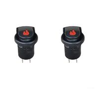 Lot de 2 boutons d'allumage pour gril Char Broil pour terrasse et barbecue | Construction en plastique robuste, résiste à la chaleur élevée, taille 4,8 x 28 mm, performance durable