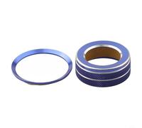 Lot de 2 boutons d'arrêt pour Jaguar XE XEL XF XFL F-PACE - Alliage bleu - Accessoire pour interrupteur d'arrêt - Compatible avec les modèles Jaguar