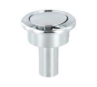 Lot de 2 boutons de chasse d'eau de toilette Siamp pour Storm 33 A - Bouton poussoir chromé pour réservoir d'eau de toilette 34335077