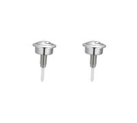 Lot de 2 boutons de chasse d'eau pour salle de bain, toilettes, maison, 87,2 x 48 mm