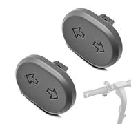 Lot de 2 boutons de clignotant pour scooter Ninebot - Bouton pour clignotant E Scooter - Accessoire compatible avec Ninebot E2 Pro/F2 Pro/G2 Max/F2/F2 Plus, bouton de rechange pour clignotant de