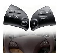 Lot de 2 boutons de contrôle du volume du volant 84250-33190-C0 côté gauche et droit pour Lexus ES350 2006 2007 2008 2009 2010 2011 2012 remplace 8425033190C0