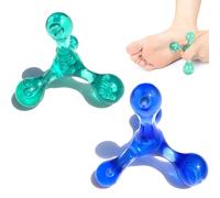Lot de 2 boutons de déclenchement pour point de déclenchement, point de déclenchement de massage, aide au massage, point de déclenchement à 4 points, mini appareil de massage pour le dos, le cou, les