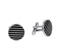 Lot de 2 boutons de manchette en laiton robuste avec mécanisme de fermeture sécurisée, accessoires sophistiqués pour chemise et vêtements professionnels pour homme, taille unique, Comme décrit, Comme