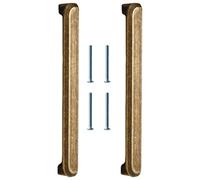 Lot de 2 boutons de placard robustes en bronze antique pour ajouter un charme élégant à différents styles de décoration d'intérieur et de tiroir de chambre à coucher