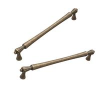 Lot de 2 boutons de placard robustes en laiton finition antique, ajoute un charme élégant à différents styles de décoration d'intérieur et rénovations de meubles uniques