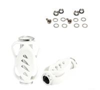 Lot de 2 boutons de poignée de moulinet pour DAIWA pour série S FiFor Shing ReelFor S BaitcaFor Sting pour type de tambour PM modifié Grip Pill en alliage d'aluminium CNC (argenté)