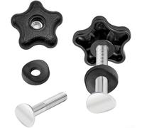 Lot de 2 boutons de poignée pour tondeuse à gazon Toro avec rondelle et boulons compatibles avec, recyclage et modèles