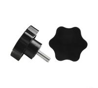 Lot de 2 boutons de rechange 792002 pour tondeuse à gazon Hustler avec filetage mâle 5/16 18 x 3/4 compatible avec tours et pièces de machines