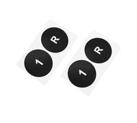 Lot de 2 boutons de réparation en vinyle noir pour garniture intérieure Maserati Gran pour Turismo