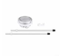 Lot de 2 boutons de réservoir d'eau de toilette, 48 mm à double chasse d'eau avec base antidérapante, accessoires de rechange pour différentes marques de toilettes à double chasse d'eau
