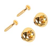 Lot de 2 boutons de sangle élégants, Mushroom head golden | Lourd, Verrouillage De Sécurité