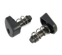 Lot de 2 boutons de verrouillage de meuleuse pour meuleuse d'angle 9523NB, ensemble de bouton de verrouillage de broche en métal et en plastique avec ressort et broche, kit de réparation d'outils