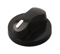 Lot de 2 boutons en plastique pour vannes d'allumage de table de cuisson à gaz avec ouverture de 8 mm et design zéro degré