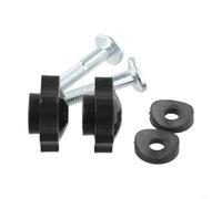 Lot de 2 boutons et boulons de poignée de tondeuse à gazon compatibles avec Toro 92-2260 106-4161 107-3844 Master - Pièces de rechange en caoutchouc et métal