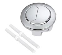 Lot de 2 boutons poussoirs ronds for toilettes, double bouton poussoir for chasse d'eau pour Toilettes(58mm)