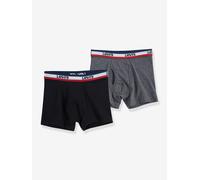 Levi's Boxers Sportswear Logo – Lot de 2 – Gris chiné – Garçon L