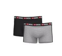 Lot de 2 boxers coton noir/gris M
