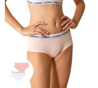 Lot De 2 Boxers Coton Ultra Doux Blanc-rose 14A