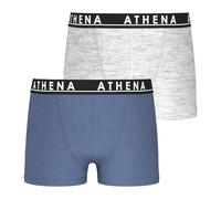 Lot de 2 boxers easy color bleu, gris 6/8A