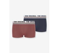 Lot de 2 boxers garçon Original DIM rouge 14A