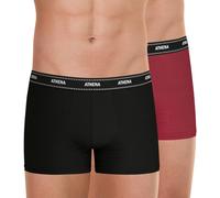 Lot de 2 boxers homme Duo Essentiel Athena rouge en coton M