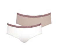 Lot de 2 boxers micro recyclé girl by naturel-café latte 8A