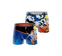 Lot de 2 boxers naruto classic naruto bleu/orange/noir/blanc 2/3A