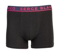 Lot De 2 Boxers Uni Et À Motifs Avec Bordure Colorée Serge Blanco Homme Serge Blanco