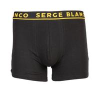 Lot De 2 Boxers Uni Et À Motifs Avec Bordure Colorée Serge Blanco Homme Serge Blanco
