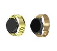 Lot de 2 bracelets compatibles avec Polar Grit X/Grit X Pro - 22 mm - Maille tissée - Bracelet de rechange en acier inoxydable