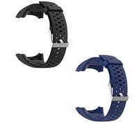Lot de 2 bracelets compatibles avec Polar M430 / M400 Bracelets de sport étanches en silicone pour bracelet de montre Polar M430 / M400