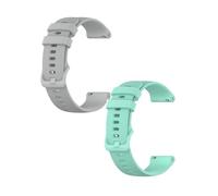 Lot de 2 bracelets de 18 mm compatibles avec Withings ScanWatch 2 38 mm - Bracelet de rechange sport étanche en silicone pour montre ScanWatch 2 38 mm