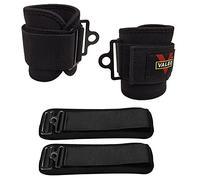 Lot de 2 bracelets de cheville avec sangles réglables pour entraînement et jambes et sangles réglables